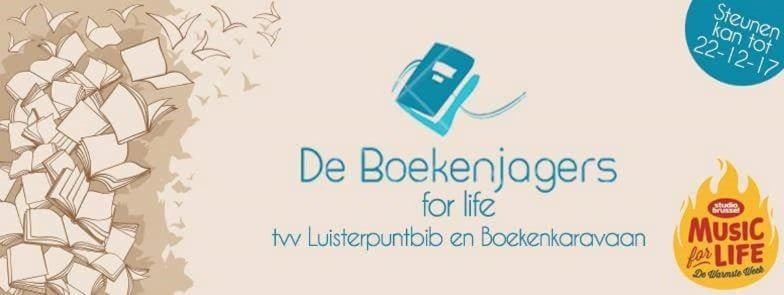 Ook Dirk Bracke, Adil en Bilall steunen Boekenjagers for life!